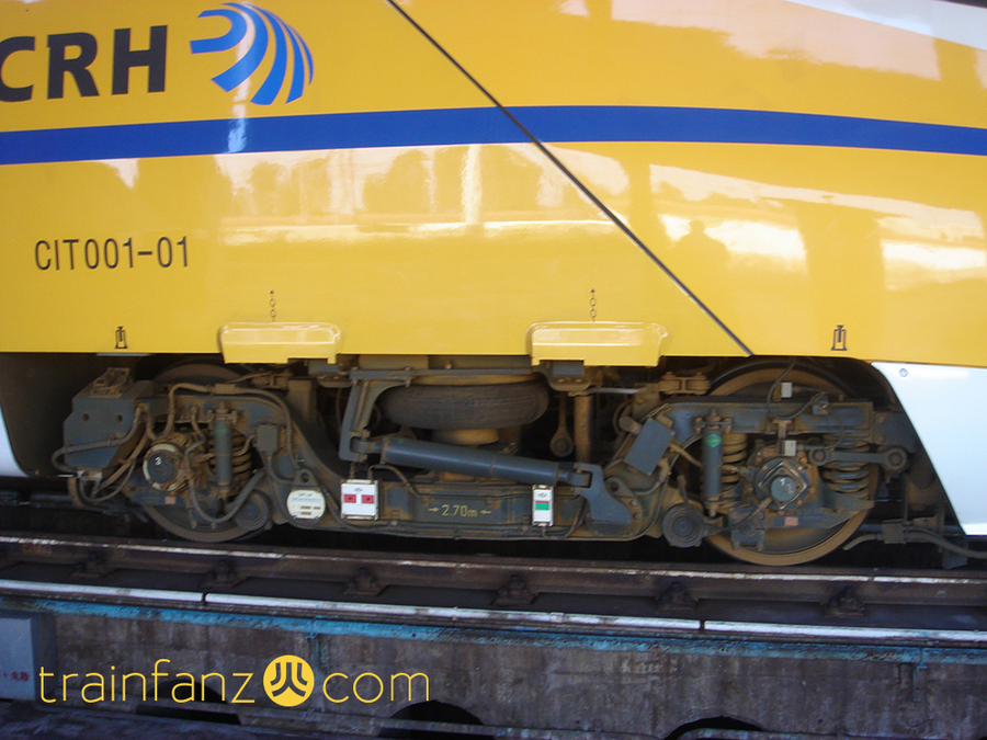 CRH5J检测车的转向架（图 Akira）