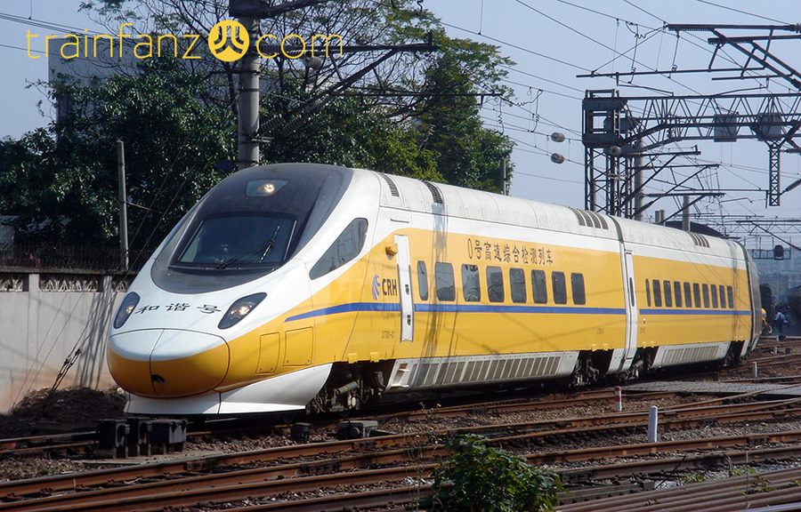 CRH5J型“0号高速综合检测列车”（图 Akira）