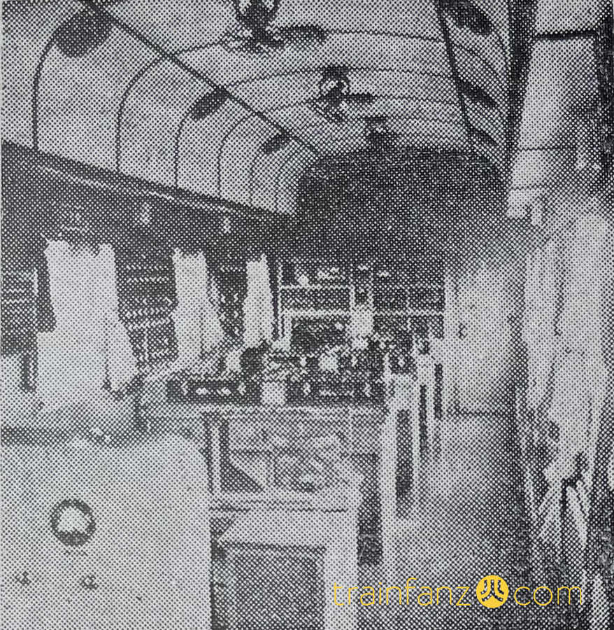 1961年SY试验车的车内工作环境（图 CRRC）