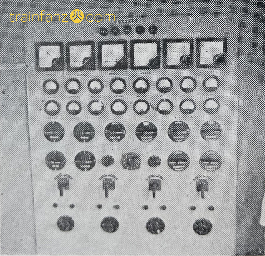 1961年SY试验车上的中央配电盘（图 CRRC）
