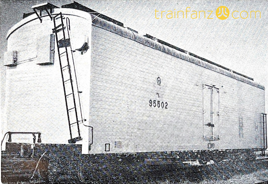 B11型保温车的端面（I 端）（图 CRRC）