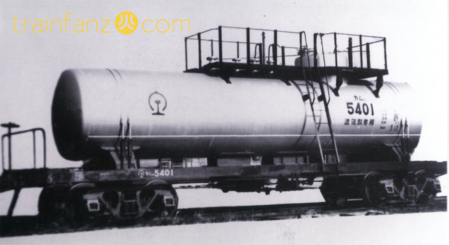 G10型浓硫酸罐车，早期设计 （图 CRRC）