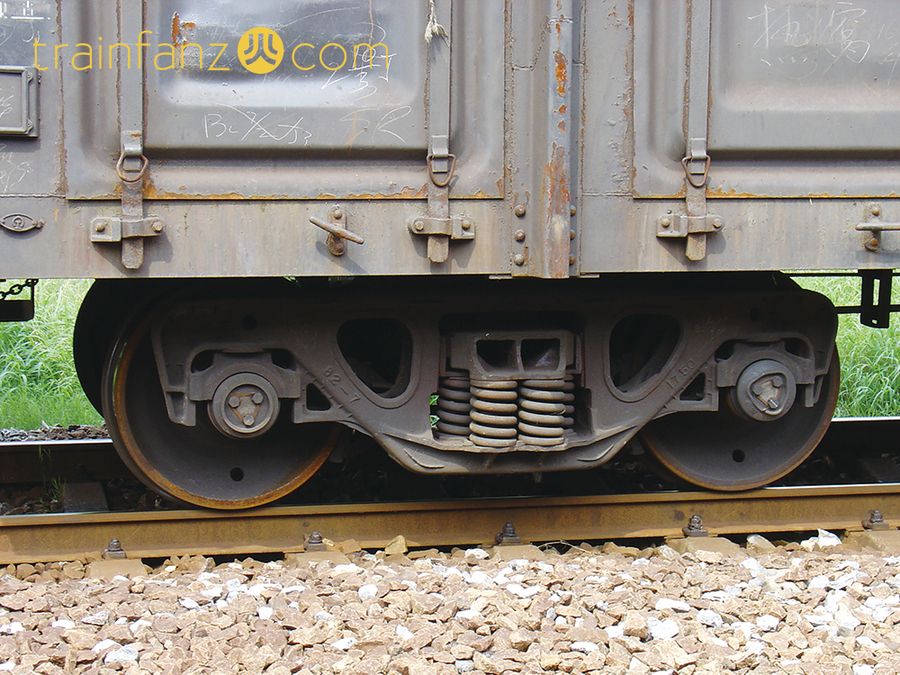 C62A敞车的转向架） （图 Akira）