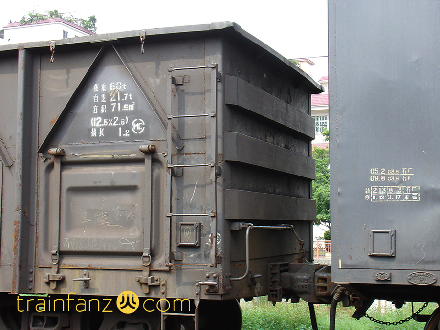 C62A敞车的端面（II 端） （图 Akira）