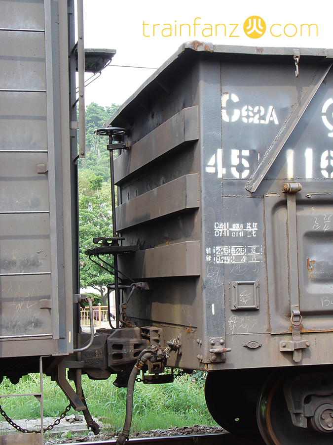 C62A敞车的端面（I 端） （图 Akira）