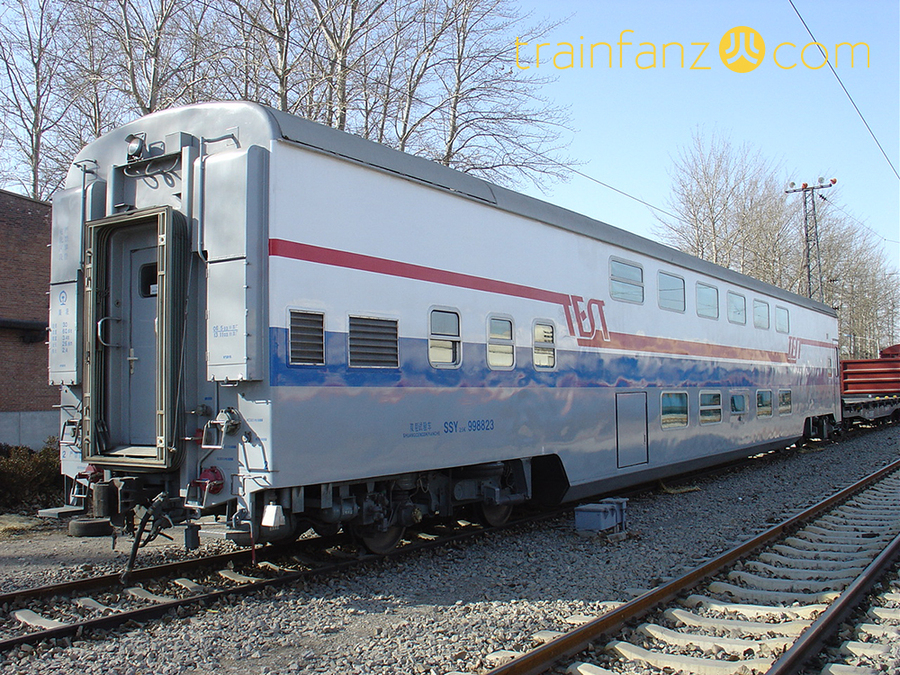 SSY25K型双层试验车，拍摄时间2004年 （图 DF11-0128）