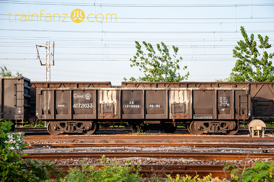 C16AK敞车的侧面 （图 DF7C5200）