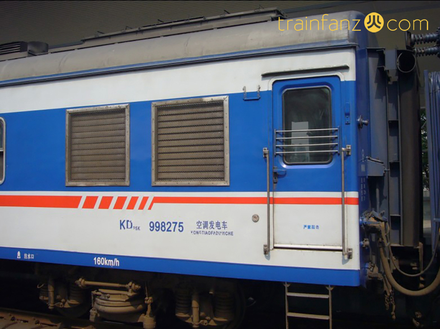 KD25K发电车的车身特写 （图 无心睡眠）