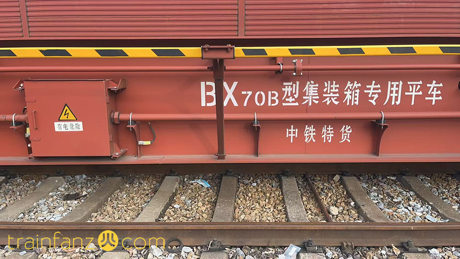 BX70B平车的车身特写 （图 CIT500）