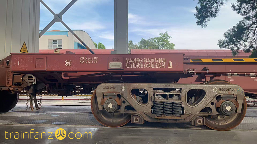 BX70B平车的转向架 （图 CIT500）