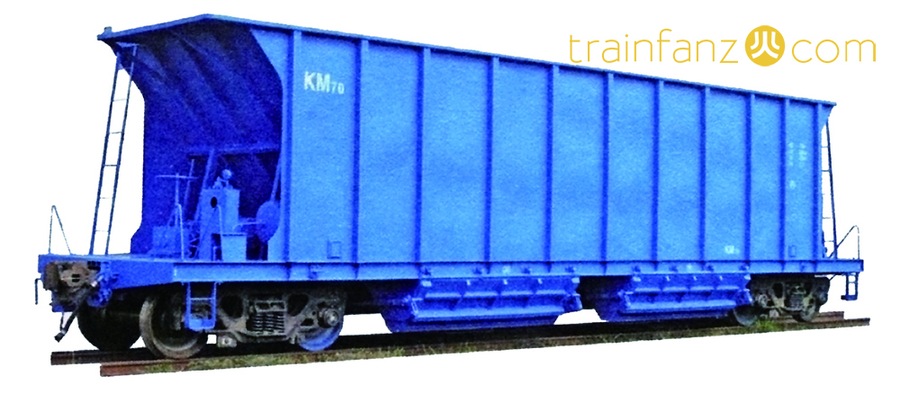 KM70型煤炭漏斗车 （图 CRRC）