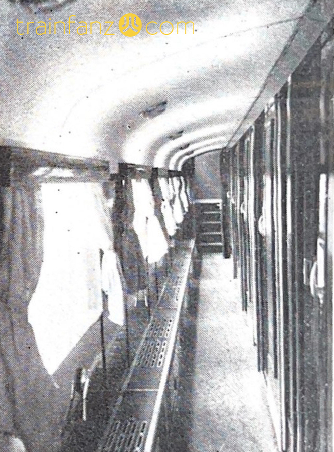 SRYW22软硬卧合造车的下层过道 （图 CRRC）