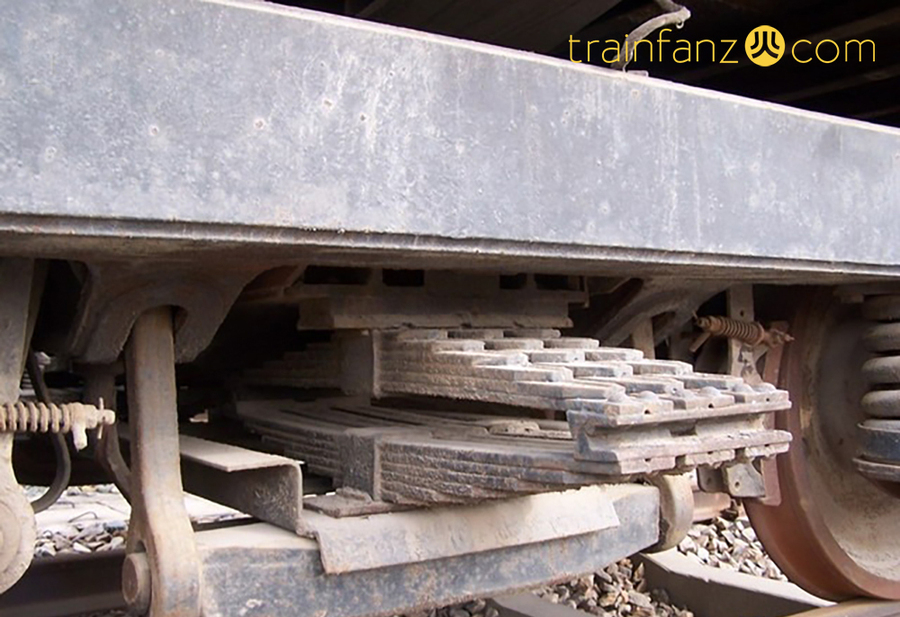 B15C冷藏车的转向架 （图 黑鹰武士）