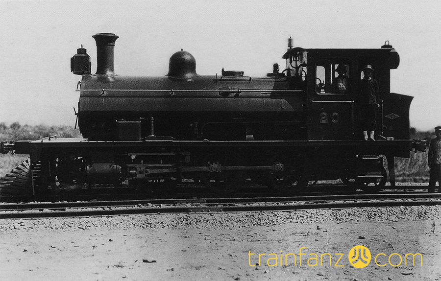 PL20型蒸汽机车 （图 《中国蒸汽机车世纪集影》）