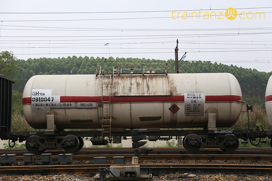 GH70A型化学品罐车 （图 谭智泉）