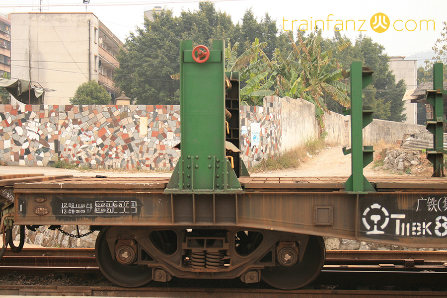 T11BK型长轨车，运轨车特写（图 Akira）