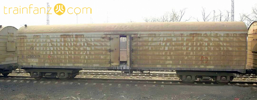 B17保温车的侧面（已经改造过） （图 丰保京辆铁道史）