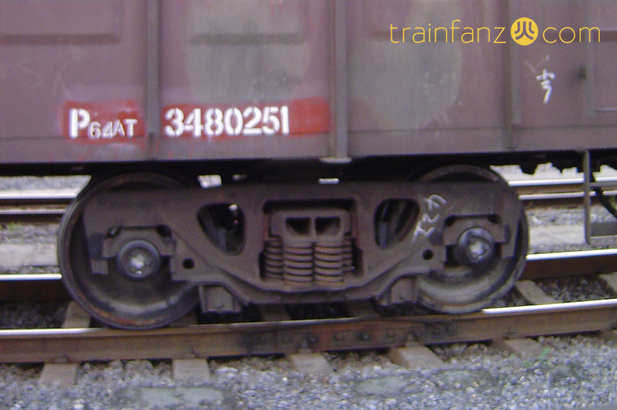 P64AT棚车的转向架 （图 Akira）