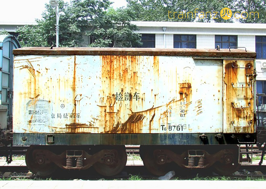 T6型砝码车侧面 （图 王旭）
