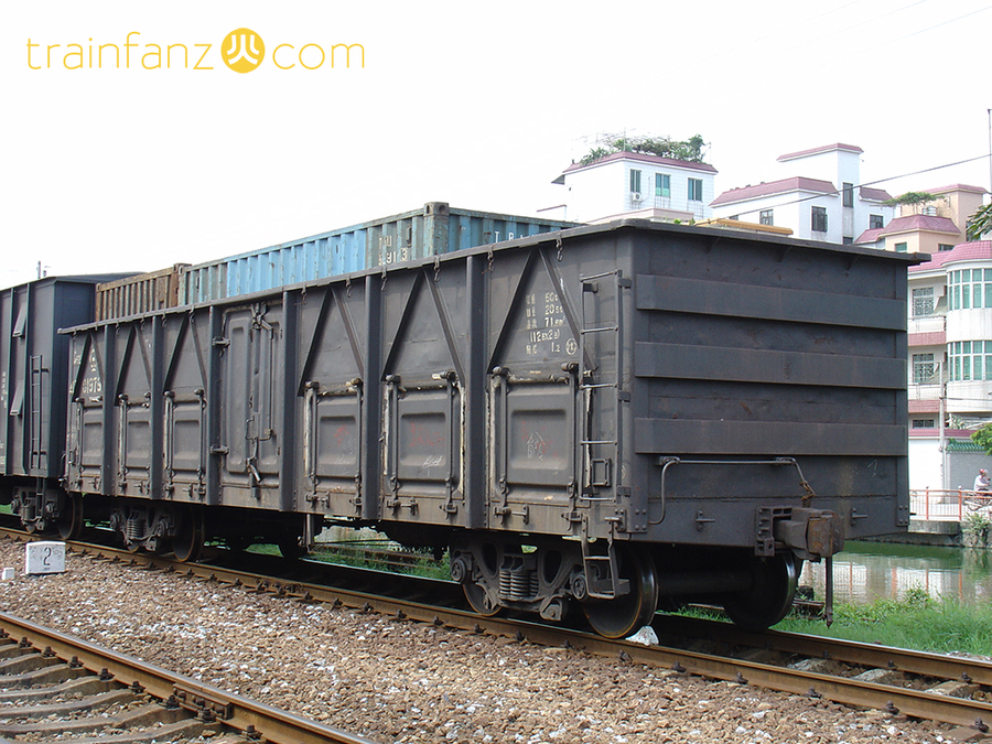 C62AT敞车的端面（II 端）（图 Akira）