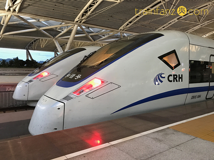 CRH1E动车组的车头特写（图 Akira）