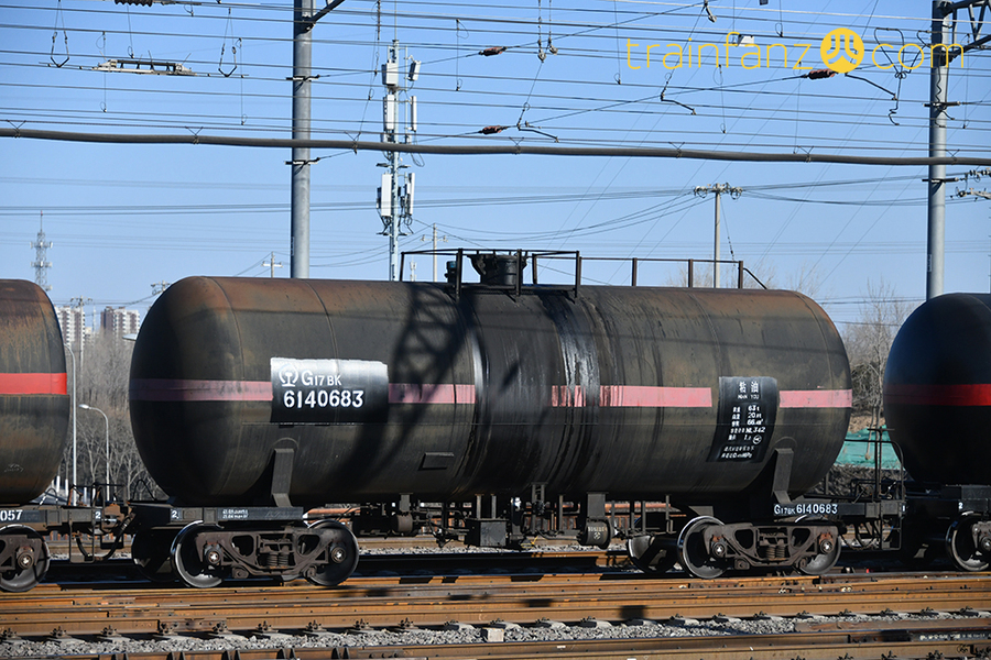 G17BK型粘油罐车（图 K2Cr2O7）