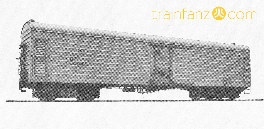 B19型冷藏车，原版的货物车上配有工作间 （图 CRRC)