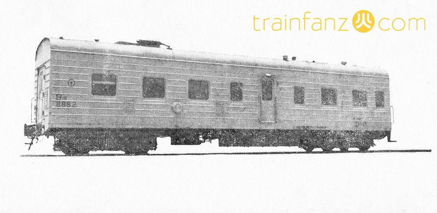 B19冷藏车的发电乘务车（图 CRRC）