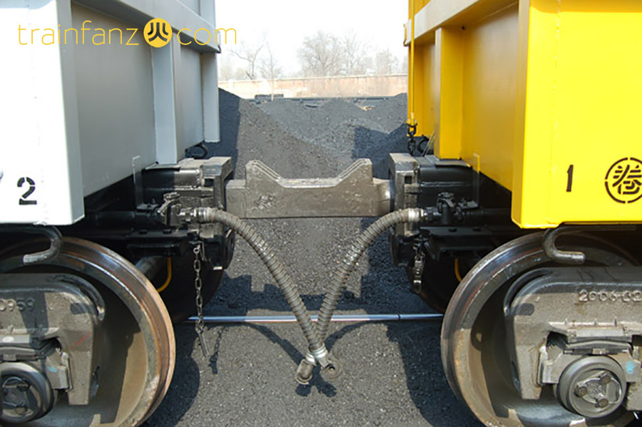 C80B敞车的车组牵引杆（图 紫葡萄）