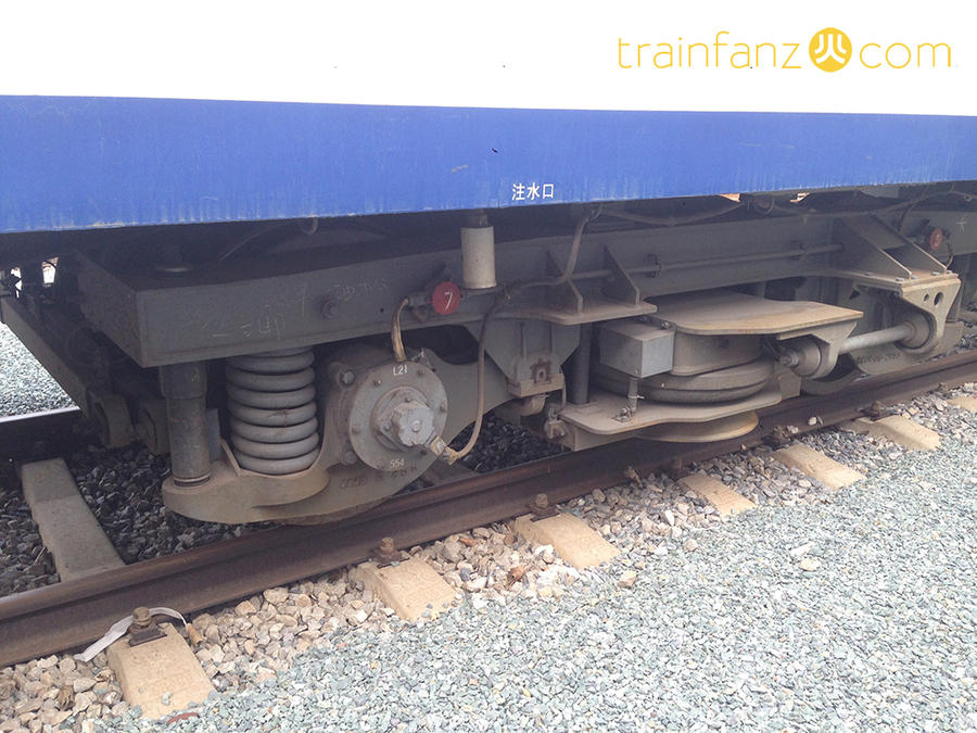 SY25试验车的转向架 （图 Allan Wong）